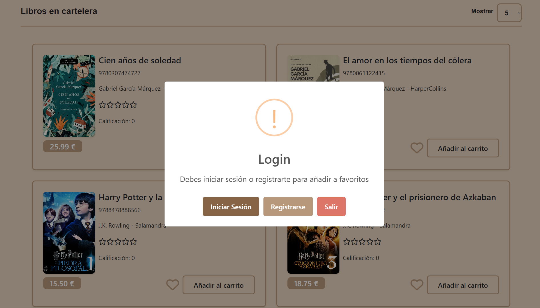 Online Bookstore - Screenshot 3
