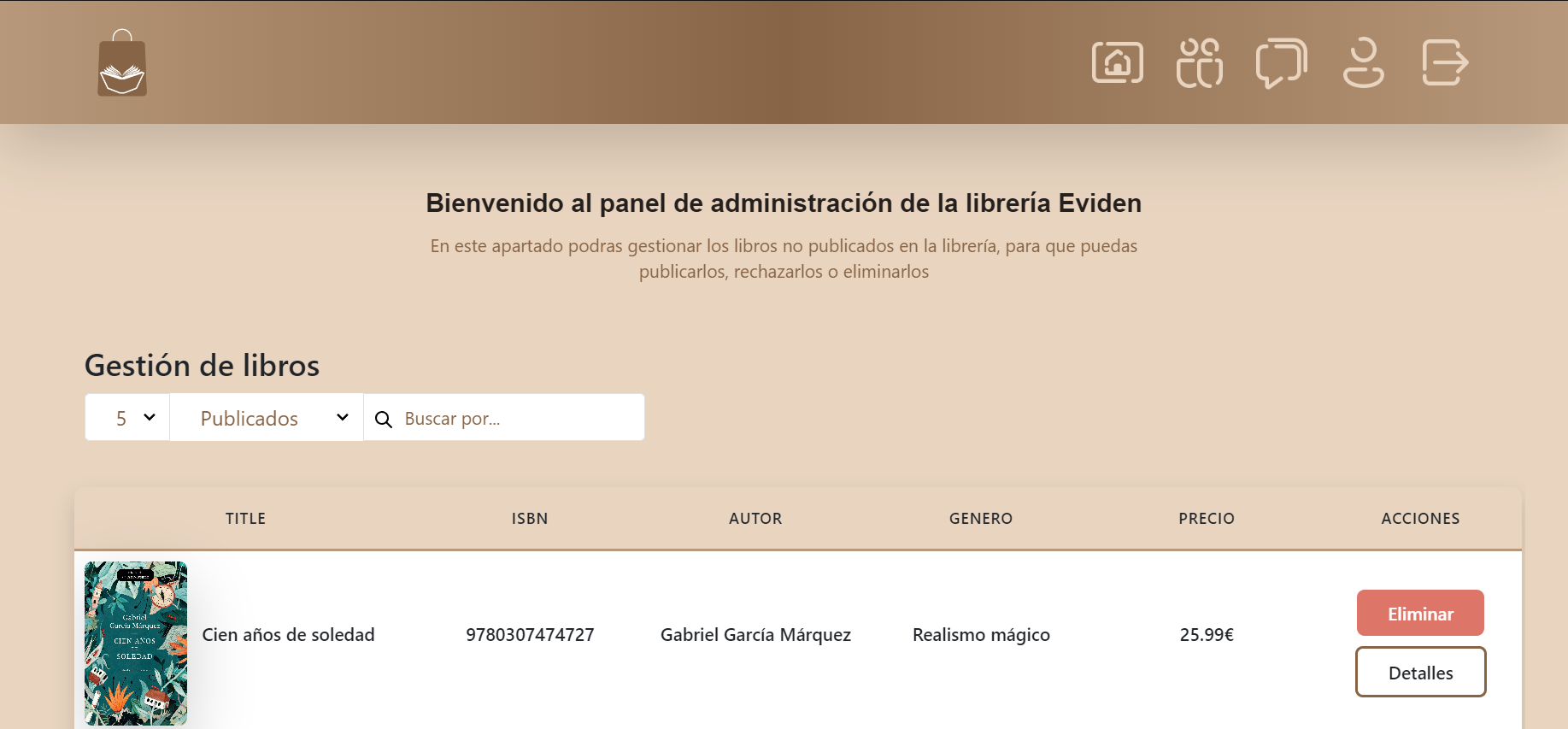 Online Bookstore - Screenshot 7