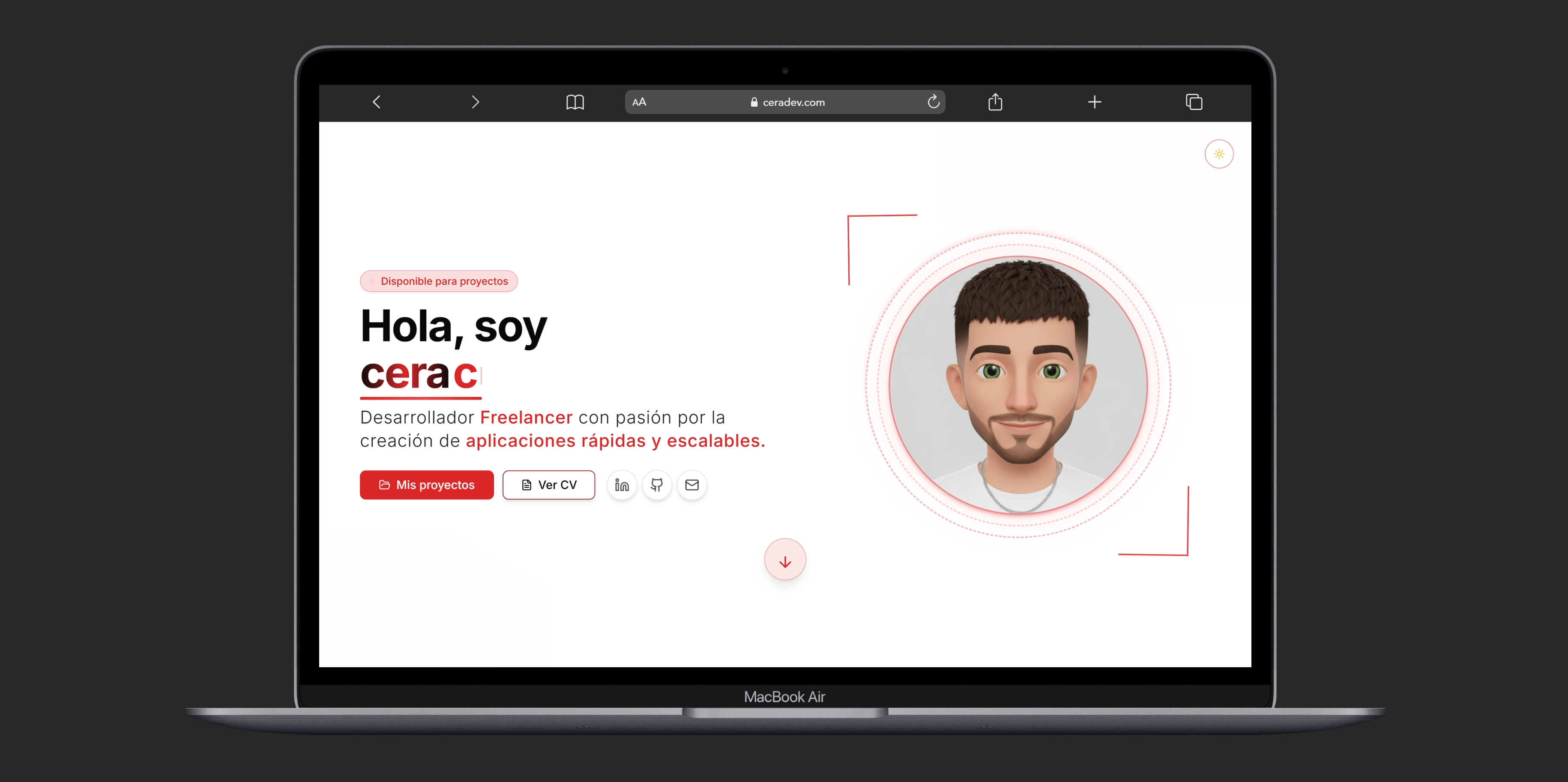 Old Portfolio - Main view